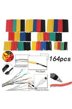 Makaron Set Isı Ile Daralan Kablo Seti 164 Parça Isı Shrink 8 Boy