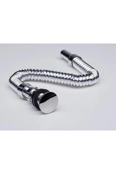 Basmalı Pop-Up Körüklü Lavabo Gider Sifon Plastik Krom