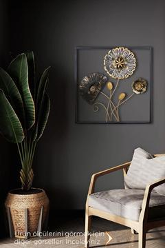 DoreArt Flower Metal Duvar Tablosu, Ev Ofis Duvar Panosu