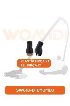 SW618-D Buharlı Temizlik Makinesi Fırça Seti Aksesuarı