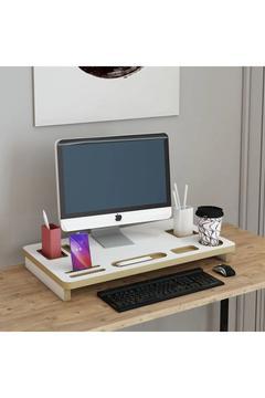 Monitör Standı Masa Düzenleyici  Monitör Yükseltici Masa Rafı  Dizüstü Bilgisayar Sehpası