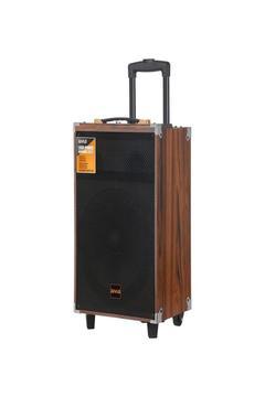 B-Q12 50 Watt Süper Bass Valiz Hoparlör Kablosuz Mikrofonlu Bluetooth Hoparlör Karaoke Sistemi 12"