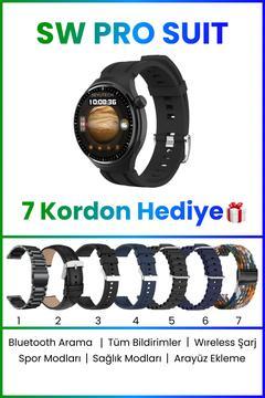 Sw Pro Suit Akıllı Saat 7 Kordon Hediyeli