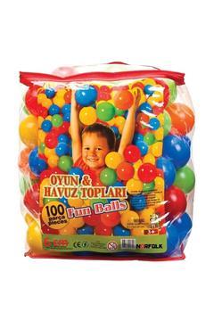 Oyun Havuz Topu Şişme Oyun Havuz Topları 6 Cm 100 Adet- Torbada /