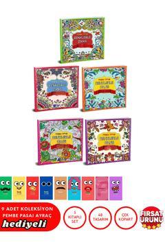 Mandala Boyama Kitabı – Yaratıcı Zihin Açıcı, 5 Farklı Tasarım Ile Ruhsal Huzur