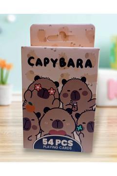 Kapibara Iskambil Pişti Oyun Kağıdı Briç Batak 52 Oyun Kağıdı A-30 Capybara