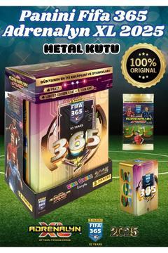 Panini FIFA 365 Adrenalyn XL 2025 Metal Kutu Paketi - Futbolcu Kartları - Trading Oyuncu Kartı - Fif