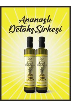 Ananas Sirkesi Detoks Etkili Ananaslı Sirke Ananaslı Detox Sirkesi Organik Sirke Vinegar 2x500 Ml.