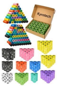 Köpek Kaka Poşeti 300'lü | 20 Rulo, Sızdırmaz, Dayanıklı, Çevre Dostu Evcil Hayvan Dışkı Torbası