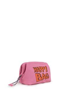 SLOGAN BASKILI KOZMETİK ÇANTASI