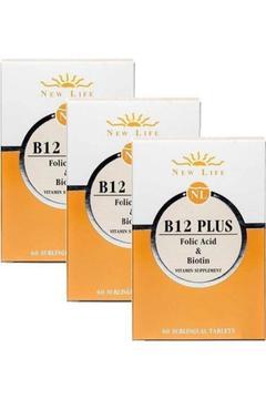 B12 Plus Methylcobalamin 60 Dilaltı Tablet 3'lü Paket