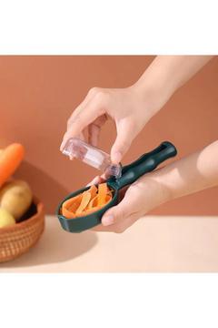 Meyve Sebze Soyacağı Kabuk Toplayıcı Hazneli Pratik Jülien Tombul Soyucu