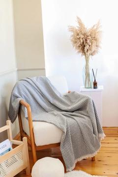 Pamuk Kaymaz Koltuk Çekyat Örtüsü 170 X 210 Cm Antrasit