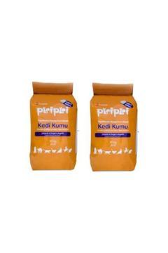 Pisi Pisi Sabunlu Topaklanan Bentonit Kedi Kumu Kalın 10 Kg 2 Adet