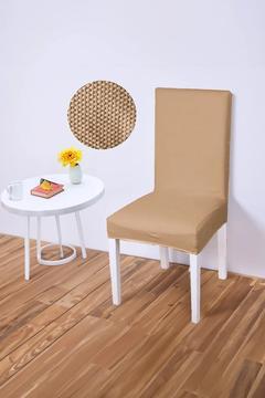 Balpeteği Desen Likra Kumaşlı Tüylenmez Yikanabilir Sandalye Örtüsü Sandalye Kılıfı Yeni Model Tekli