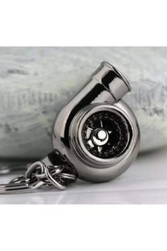 Oto Çok Amaçlı Turbo Tasarımlı Anahtarlık Üflemeli -metal Krom Renk