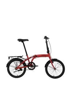 Twin S Katlanır Bisiklet 20 Jant 6 Vites Kırmızı Siyah