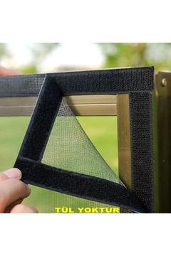 (TÜL YOKTUR) 4 Mt Pencere Tek Kanat (75x125 Cm) PENCERE ÖLÇÜSÜNE GÖRE UYGUN SİNEKLİK CIRT BANDI