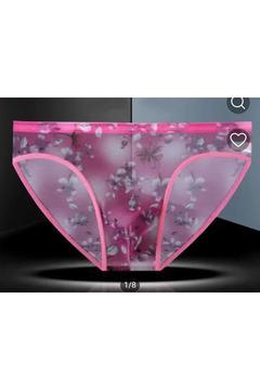 Şeffaf Çiçek Desenli Erkek İç Çamaşırı