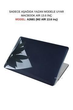 Macbook Air Kılıf 13.6inç M2 M3 M4 Kristal Parlak (13.6” AİR) A2681 A3113 A3240 Ile Uyumlu