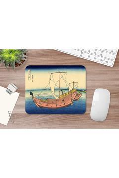 Hokusai The Kazusa Sea Route 17 X 21 Cm Mouse Pad