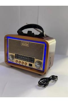 RT-745 Solar Güneş Enerjili Bluetooth, Usb/Sd/Fm 3 Band Radyo Nostalji Müzik Kutusu