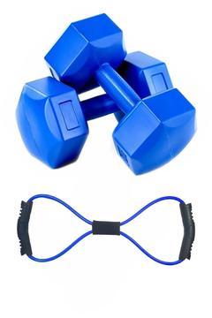 5 Kg Dambıl Ve Sekizgen Lastik Seti Egzersiz Seti Antrenman Seti 5 Kg 2 Adet 10 Kg Dambıl Seti