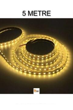 5 Metre Yapışkanlı Iç Mekan Rulo Günışığı Işıklı Şerit Led ( Trafosuz - Yapışkan Bantlı )