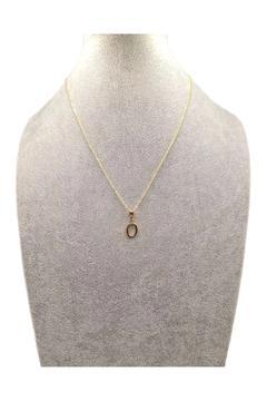Altın Renk O Harfi Kolye