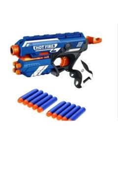 Mavi Sünger Mermi Atan Hot Fire Nişancı Oyuncak Tabanca Sr-543657