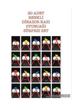 20 Li Dinozor Kazı Kiti Eğitici Arkeoloji Oyunu Stem Seti Çocuklara Hediyelik Bilim Seti