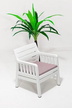 Lara Tekli 1 Kişilik Koltuk Balkon&teras Bahçe Koltuk / Beyaz