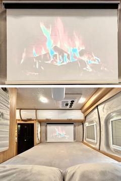 125 X 125 Projeksiyon Perdesi Storlu Zincirli