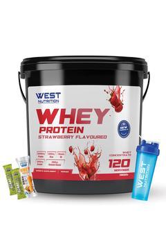 Whey Protein Tozu 3600 gr 120 Servis Çilek Aromalı