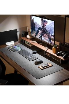 Keçe Oyuncu Mouse Pedi ve Çalışma Masası Düzenleme Masa Üstü Düzenleyici Mat 50x100 Cm