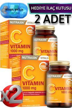 2 Adet C Vitamin 1000 Mg - (C Vitamini Deposu Zaman Salınımlı) 30 Adet Tablet