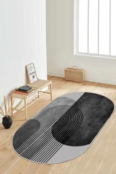 Kesme Halı Desenli Dijital Baskı Yıkanabilir Kaymaz Taban İnce Salon Mutfak Çocuk Halısı Yolluk