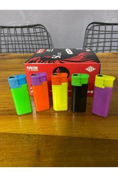 Jet Model Rüzgarda Sönmeyen Doldurulabilir 5 Adet Çakmak