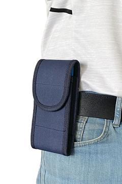 Ld170 Kanvas Kumaş Cırt Kapaklı Kemere Takılan Telefon Kılıfı