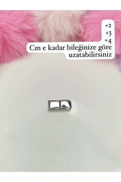 İtalyan Bileklik Ek Uzatma Çelik Charm Yazısız