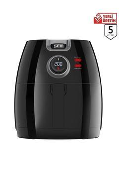 Akıllı Aircook 5lt Yağsız Kızartma Sıcak Hava Fritöz Airfryer 8 Program 1650 watt