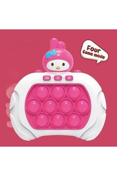 Sanrio Kuromi My Melody Figürlü Işıklı Müzikli Popit Eğitici Oyuncak Fast Push Elektronik Popit