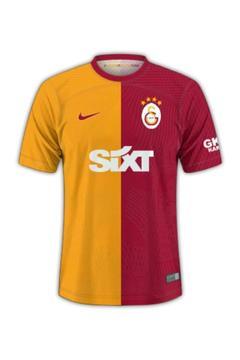 Gâ'lata.sâra,y Sarı/Kırmızı İsimsiz 23/2024 Sezonu Yetişkin Futbol Forması Tek Parça
