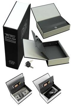 Siyah - Kitap Şeklinde Gizli Kasa Kumbara Kitap Kasa Kumbara Kilitli Kasa Kumbara