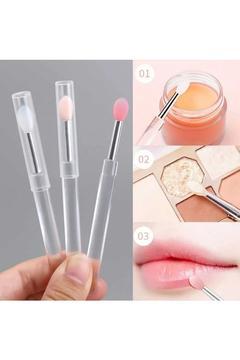 Krem sürme Silikon Ruj Dudak Fırçası Dolgun Pürüzsüz Dudak Boyama Aparatı