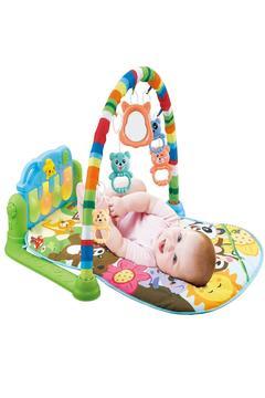 Piyanolu Bebek Oyun Halısı Eğitici Oyuncak Mavi Ekonomik Model