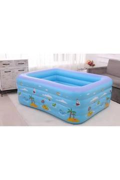 SS21-322 4 Boğumlu Şişme Tabanlı Havuz 210X140X70 cm