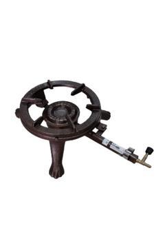 Döküm Ocak Aslan Ayaklı Volkan Ocak Döküm  28*28 Cm