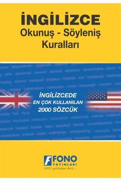 Ingilizce Okunuş - Söyleniş Kuralları