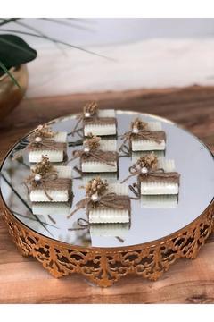 25 Adet Cipso Süslemeli Sabun,nişan Hediyelik,söz Hediyelik, Kına Hediyelik, Söz Dekoru